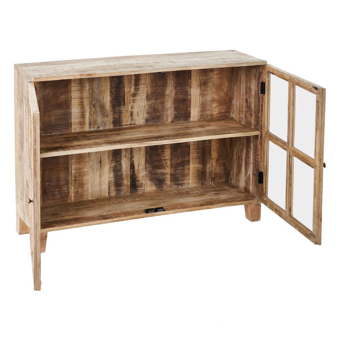 Ixia Vitrina Blanco Rosado en Madera de Mango