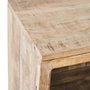 Ixia Vitrina Blanco Rosado en Madera de Mango