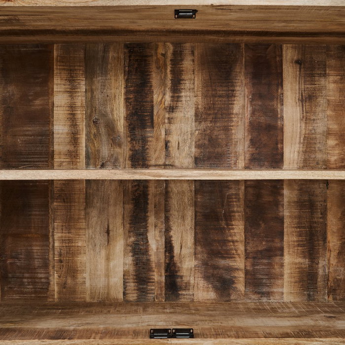 Ixia Vitrina Blanco Rosado en Madera de Mango