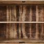 Ixia Vitrina Blanco Rosado en Madera de Mango