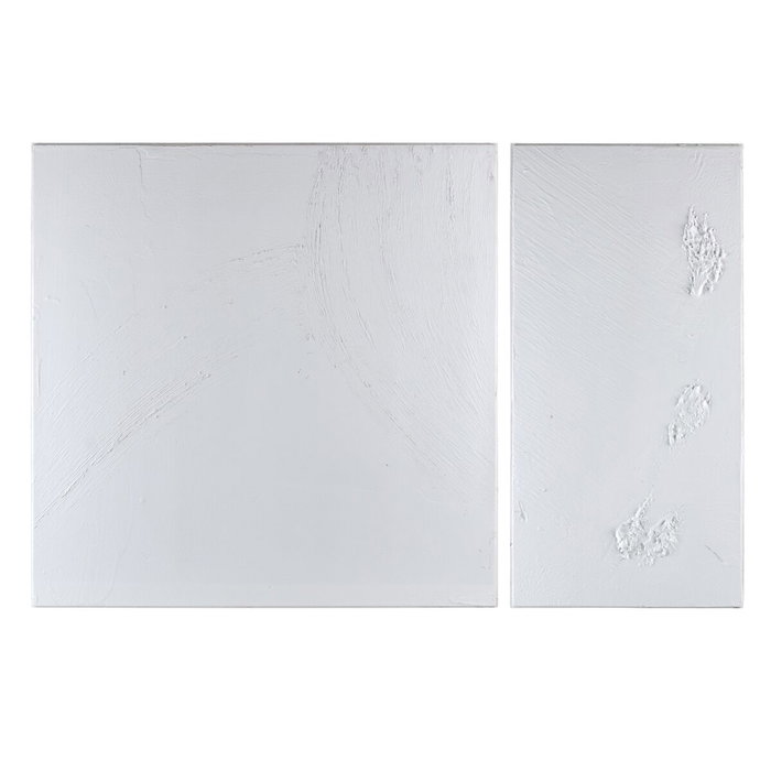 Ixia Pack de 2 Murales de Pared Abstracto Blanco Ixia Pack de 2 Murales de Pared Abstracto Blanco