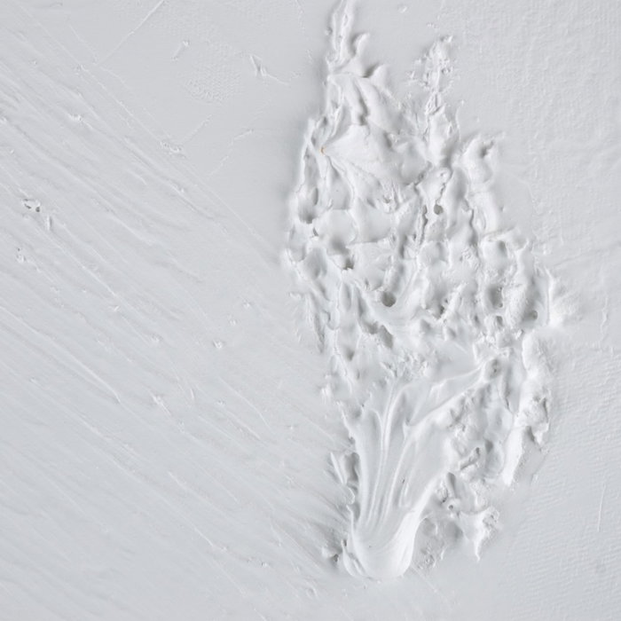 S/2 Mural Pared Abstracto Blanco Resina 135 X 3,50 X 90 cm