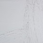 S/2 Mural Pared Abstracto Blanco Resina 135 X 3,50 X 90 cm