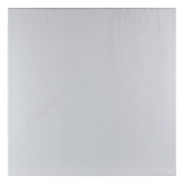 S/2 Mural Pared Abstracto Blanco Resina 135 X 3,50 X 90 cm