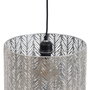Ixia Lámpara de Techo Plata Metal 29,50 x 29,50 x 30 cm