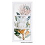 Ixia Cuadro Impresión Flores PVC 32 x 1,80 x 64 cm