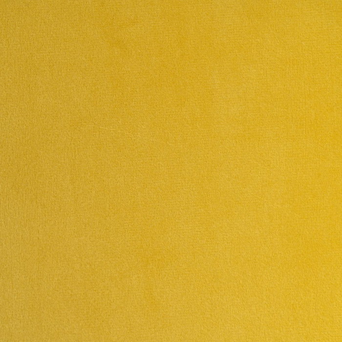 Puf Terciopelo Amarillo Tejido-Metal 40 X 40 X 35 cm