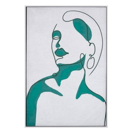 Ixia Cuadro Pintura Rostro Lienzo 63 x 93 cm