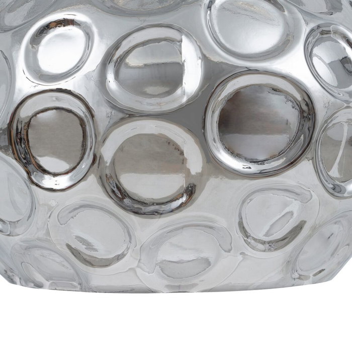 Ixia Lámpara de Techo Plata Hierro y Cristal