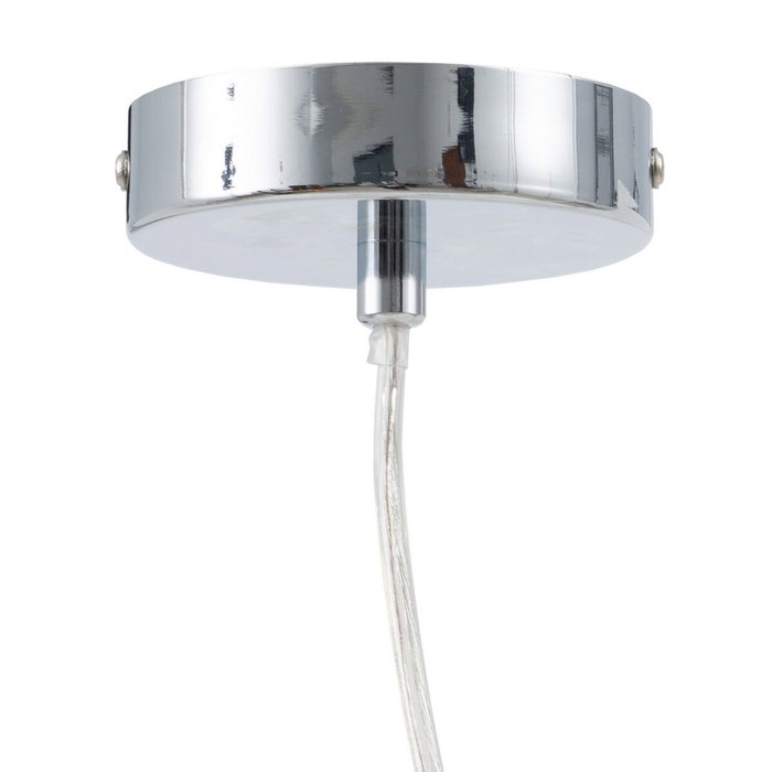 Ixia Lámpara de Techo Plata Hierro y Cristal