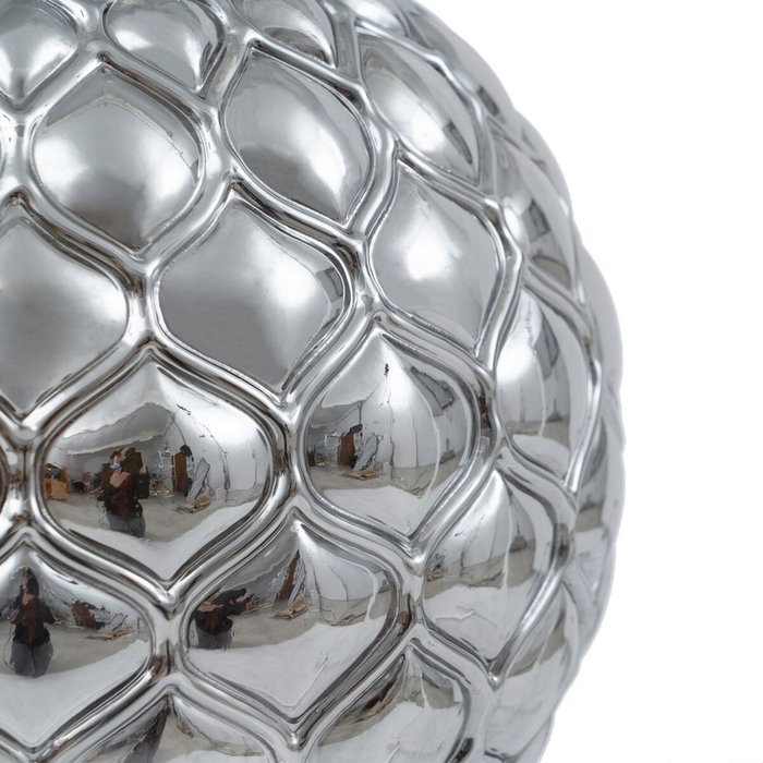 Ixia Lámpara de Techo Plata Hierro y Cristal