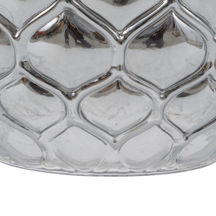 Ixia Lámpara de Techo Plata Hierro y Cristal