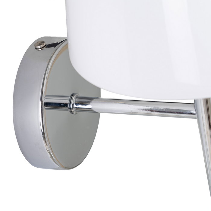 Aplique Pared Plata Metal-Cristal 18 X 22 X 33,70 cm