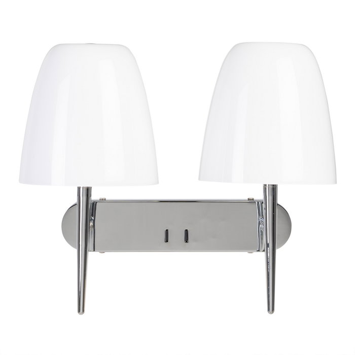 Aplique Pared Plata Metal-Cristal 42 X 22 X 33,70 cm