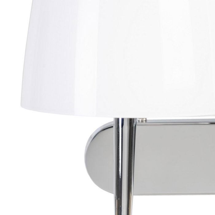Ixia Aplique de Pared Plata Metal-Cristal 42 x 22 x 33,70 cm