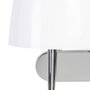 Ixia Aplique de Pared Plata Metal-Cristal 42 x 22 x 33,70 cm