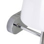 Ixia Aplique de Pared Plata Metal-Cristal 42 x 22 x 33,70 cm
