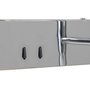 Ixia Aplique de Pared Plata Metal-Cristal 42 x 22 x 33,70 cm