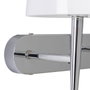 Ixia Aplique de Pared Plata Metal-Cristal 42 x 22 x 33,70 cm