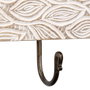 Perchero de Pared 30,5 x 8 x 16 cm Metal Madera