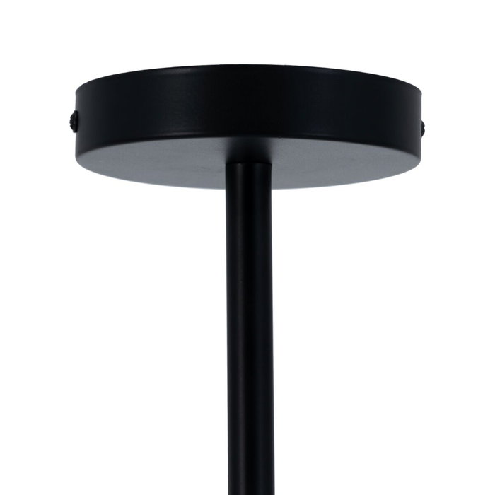 Ixia Lámpara de Techo Negro Metal-Cristal 50 x 15 x 54 cm