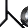 Lámpara Techo Negro Metal-Cristal 50 X 15 X 54 cm