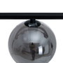 Ixia Lámpara de Techo Negro Metal-Cristal 85 x 15 x 32 cm