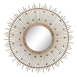 Espejo de pared Natural 90 x 3 x 90 cm