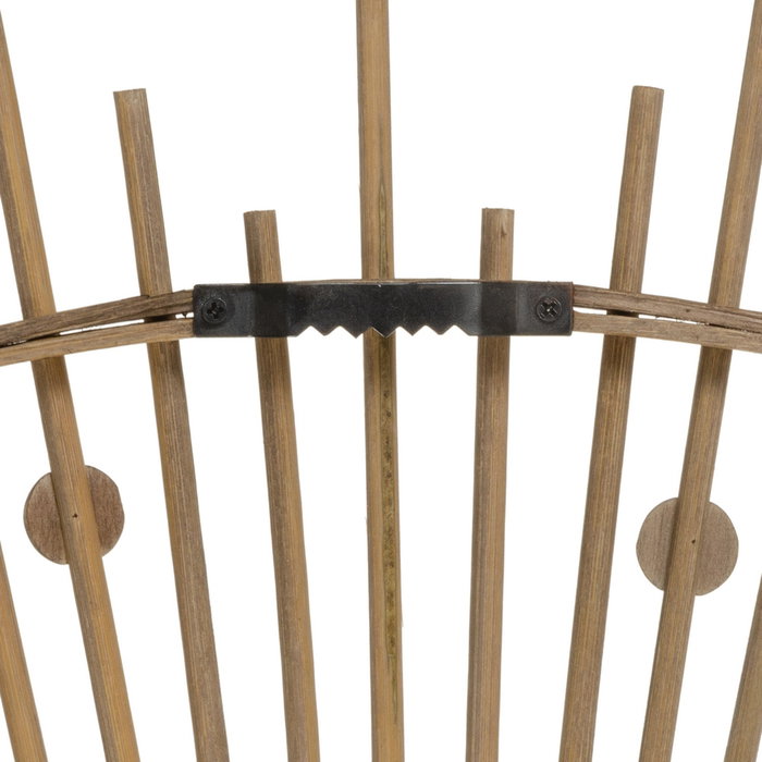 Espejo Natural Bambú Decoración 90 X 3 X 90 cm