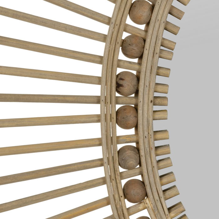 Espejo Natural Bambú Decoración 67 X 3 X 77 cm