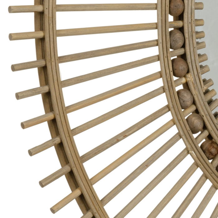 Espejo Natural Bambú Decoración 67 X 3 X 77 cm