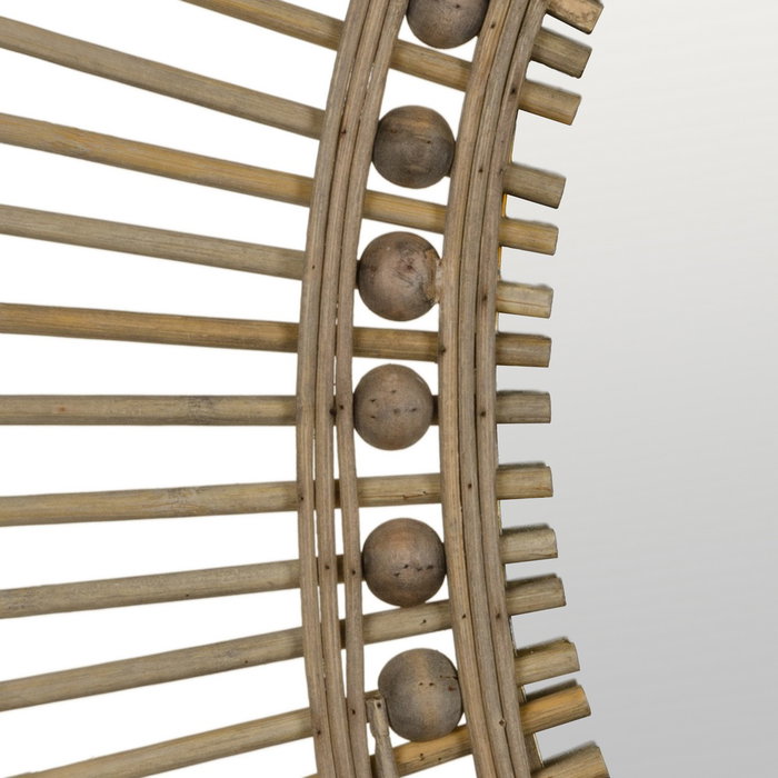 Espejo Natural Bambú Decoración 83 X 3 X 95 cm