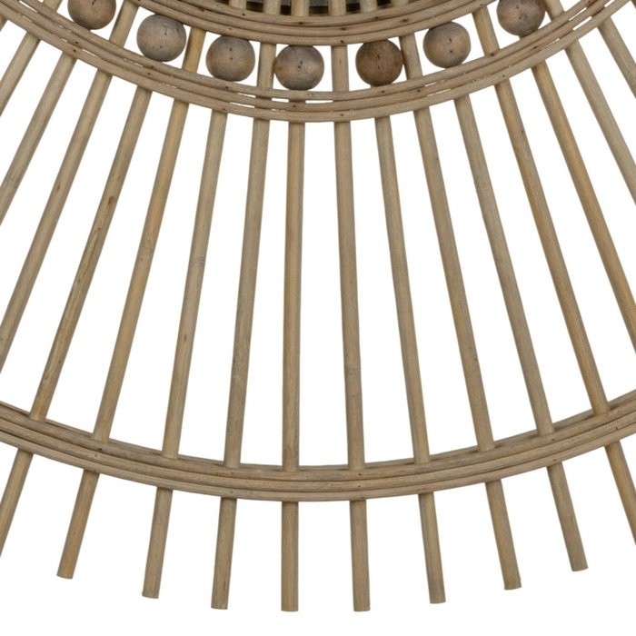 Espejo Natural Bambú Decoración 83 X 3 X 95 cm