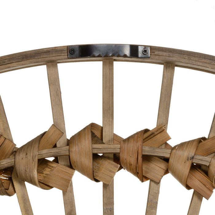 Espejo Natural Bambú Decoración 80 X 3 X 80 cm