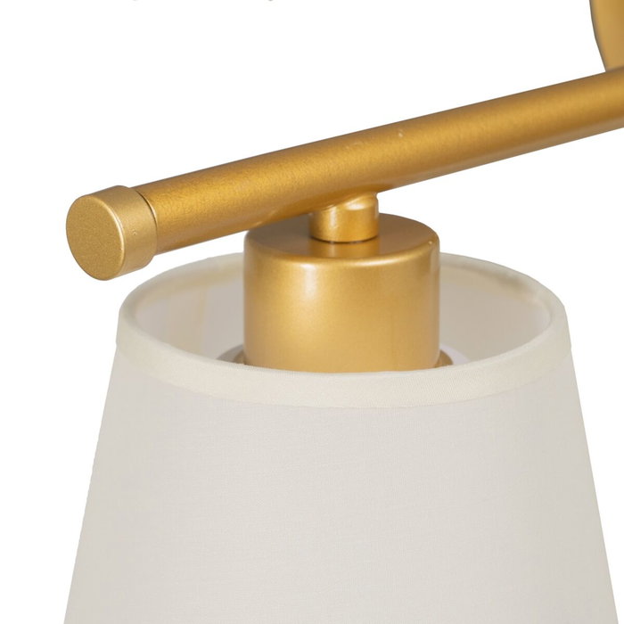 Lámpara de Pared 82 x 20 x 25 cm Dorado Metal Moderno Lámpara de Pared 82 x 20 x 25 cm Dorado Metal Moderno