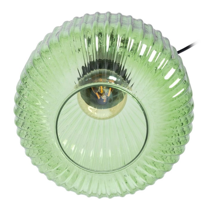 Ixia Lámpara de Techo Verde Metal-Cristal 20 X 20 X 30 cm Ixia Lámpara de Techo Verde Metal-Cristal 20 X 20 X 30 cm