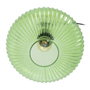 Ixia Lámpara de Techo Verde Metal-Cristal 30 x 30 x 26 cm