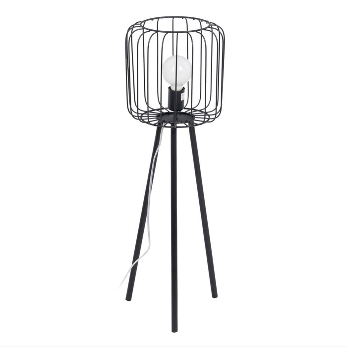 Ixia Lámpara de Suelo Negra de Metal 25 x 25 x 80 cm Ixia Lámpara de Suelo Negra de Metal 25 x 25 x 80 cm