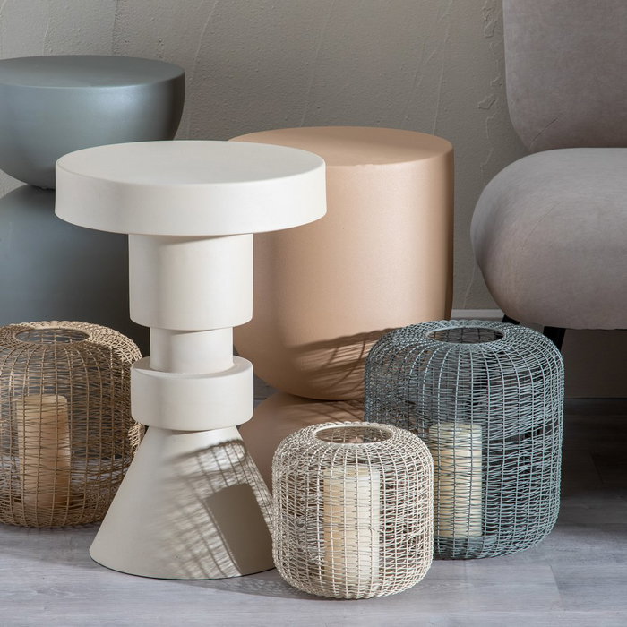 Farol Portavelas Verde Hierro Decoración 25 X 25 X 27 cm Farol Portavelas Verde Hierro Decoración 25 X 25 X 27 cm