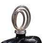 Tibor Negro-Plata Cristal-Metal 28 X 14 X 48 cm
