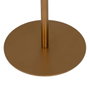 Mesa auxiliar 40 x 40 x 85 cm Dorado Blanco Hierro