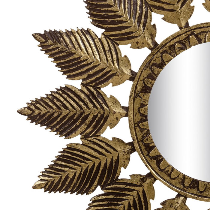 Espejo Oro Dm Decoración 90 X 1,75 X 90 cm