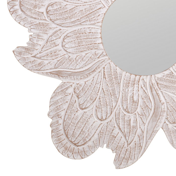 Espejo Blanco Rozado Dm Decoración 80 X 1,75 X 80 cm