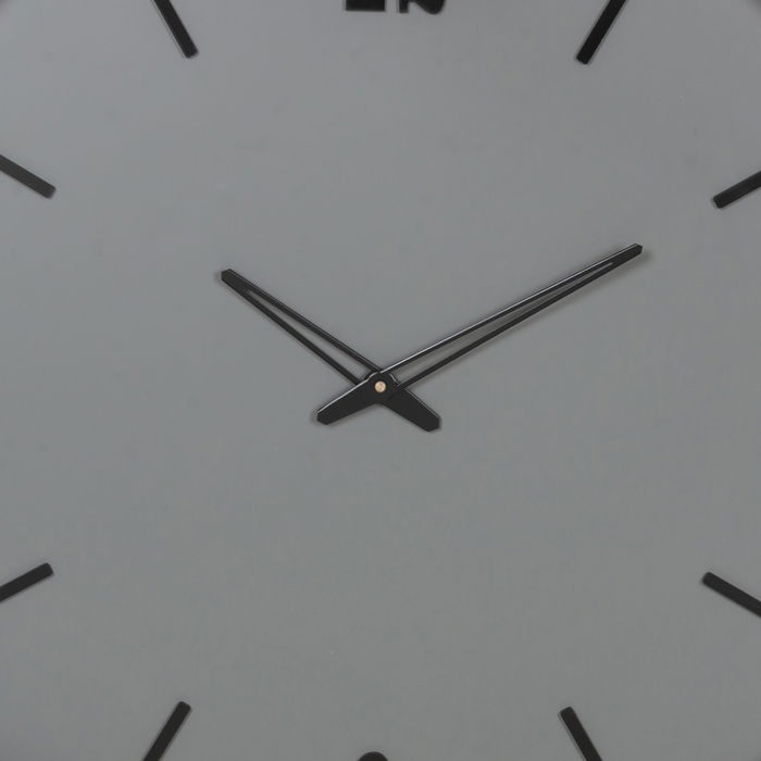 Reloj Pared Azul Acero / Cristal 51 X 5 X 51 cm