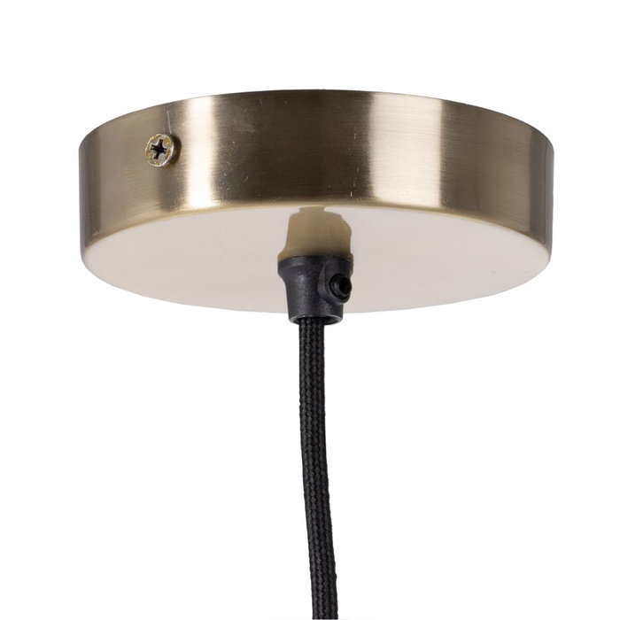 Ixia Lámpara de Techo de Cristal y Metal Oro Viejo