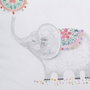 Ixia Cojín Elefante Algodón Decoración 45 x 45 cm