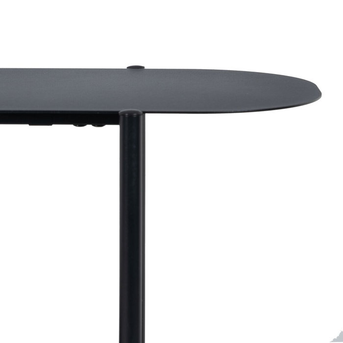 Ixia Estantería Negro Acero 90 x 28 x 70,30 cm