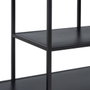 Ixia Estantería Negro Acero 120 x 32 x 55 cm