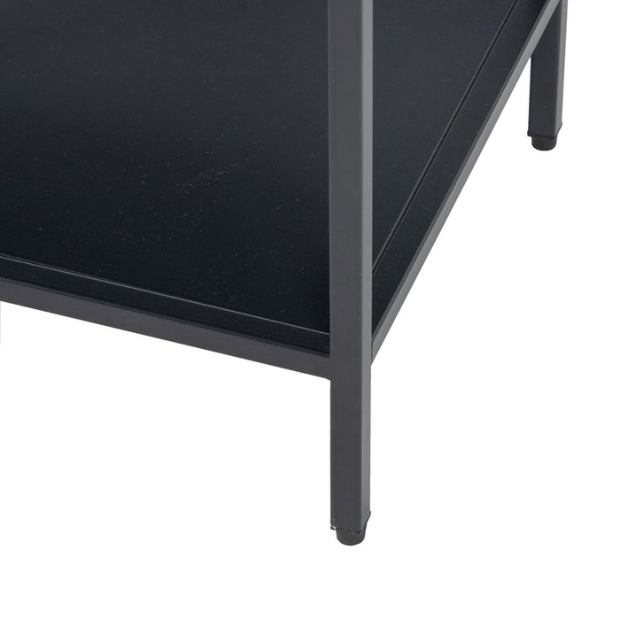 Ixia Estantería Negro Acero 120 x 32 x 55 cm Ixia Estantería Negro Acero 120 x 32 x 55 cm