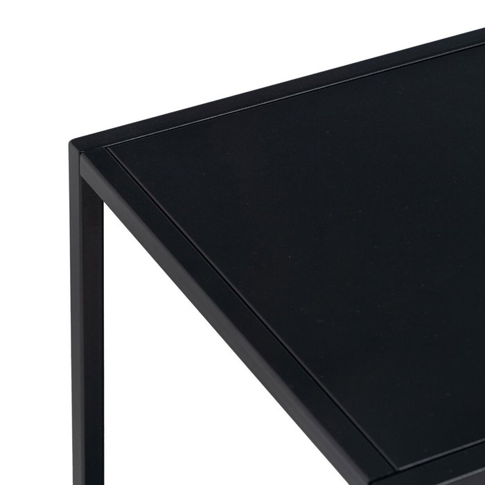 Ixia Estantería Negro Acero 120 x 32 x 55 cm Ixia Estantería Negro Acero 120 x 32 x 55 cm